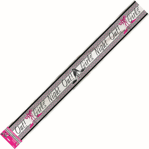 GIRLS NIGHT OUT FOIL BANNERS 3.65M (12')